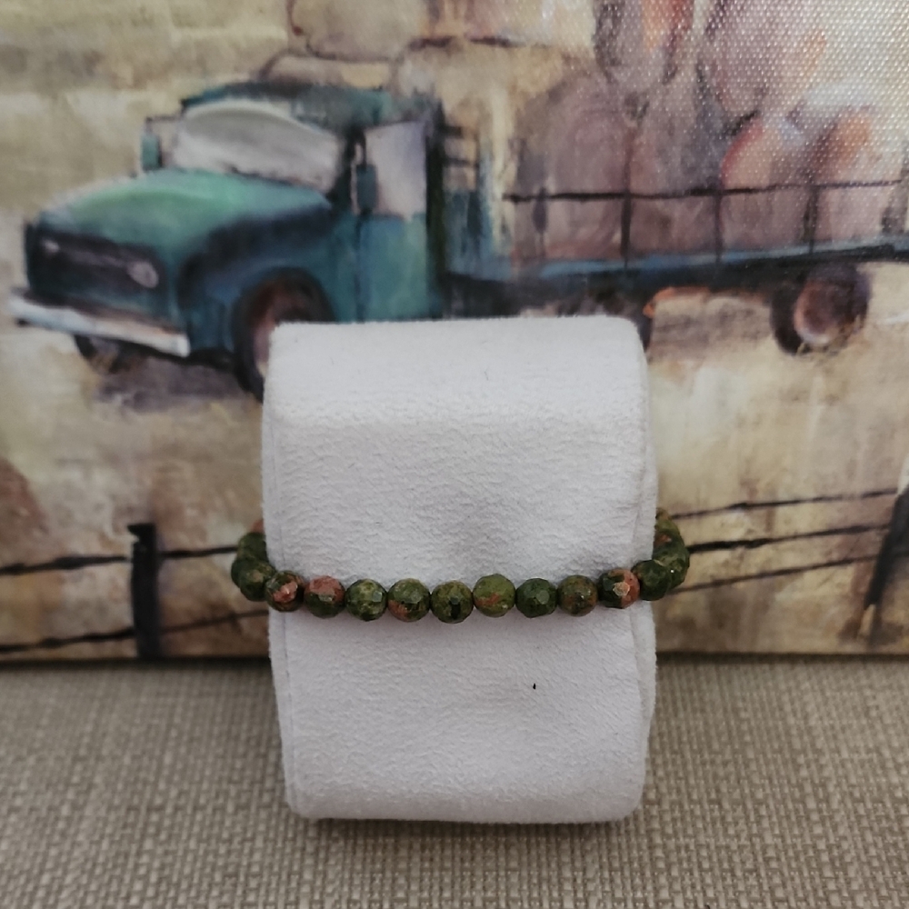 jasper Beaded Bracelet